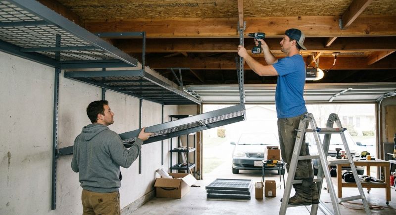 Ceiling Rack Installation in Arlington, VA