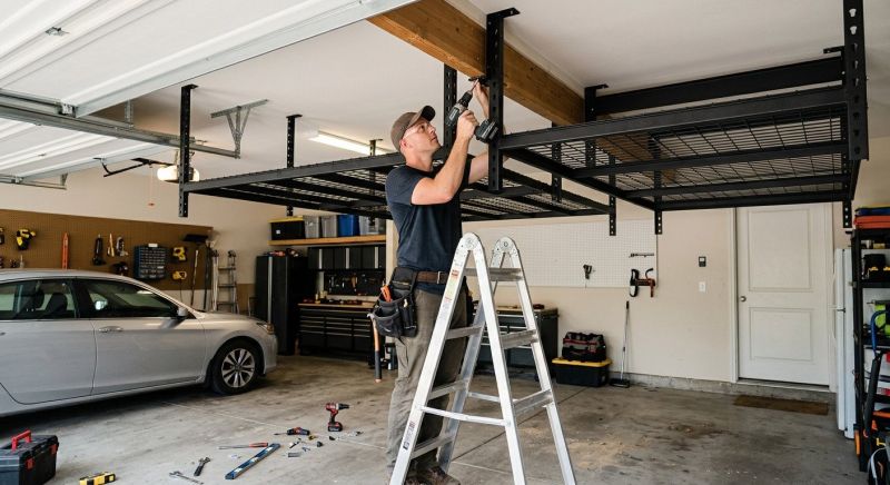 Garage Tool Rack Installation in Silver Spring, MD